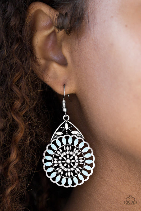 Perfectly Paradise - blue - Paparazzi earrings