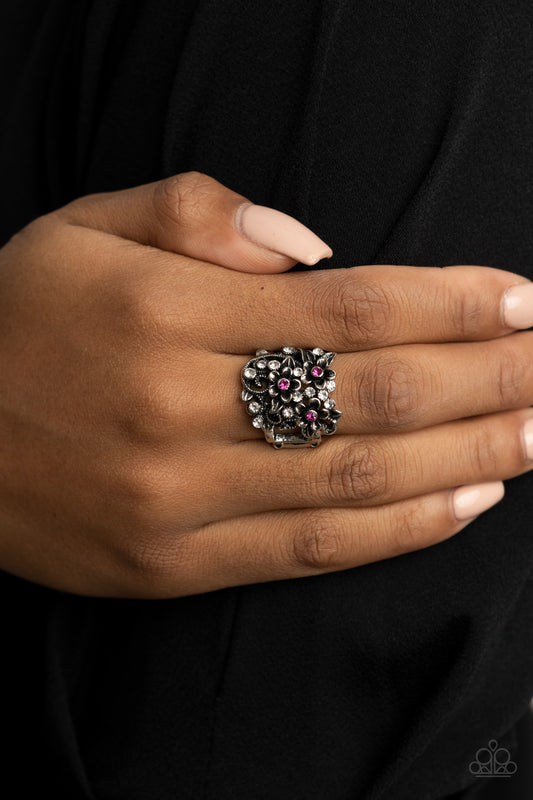 Perfectly Perennial - pink - Paparazzi ring