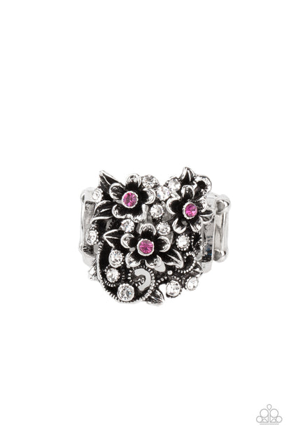 Perfectly Perennial - pink - Paparazzi ring