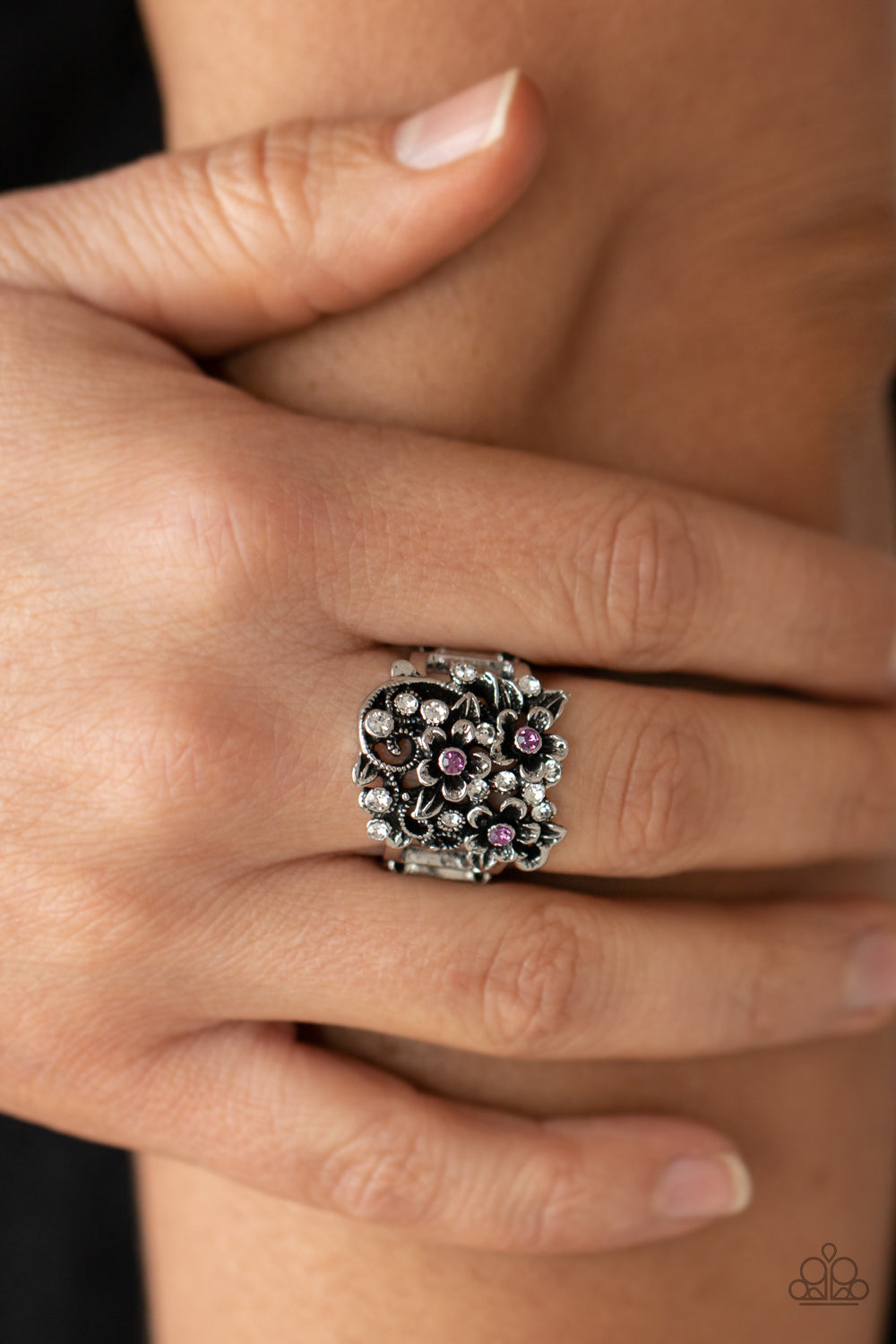 Perfectly Perennial - purple - Paparazzi ring