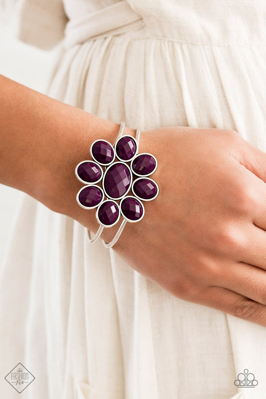 Petal Persuasion-purple-Paparazzi bracelet