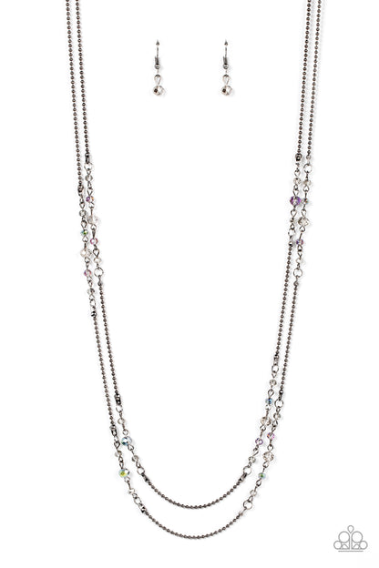 Petitely Prismatic - black - Paparazzi necklace