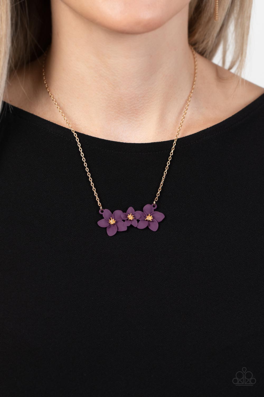 Petunia Picnic - purple - Paparazzi necklace