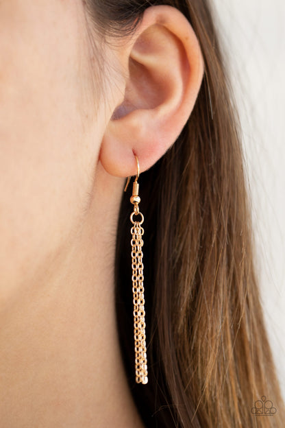 Pharaoh Paradise - gold - Paparazzi necklace