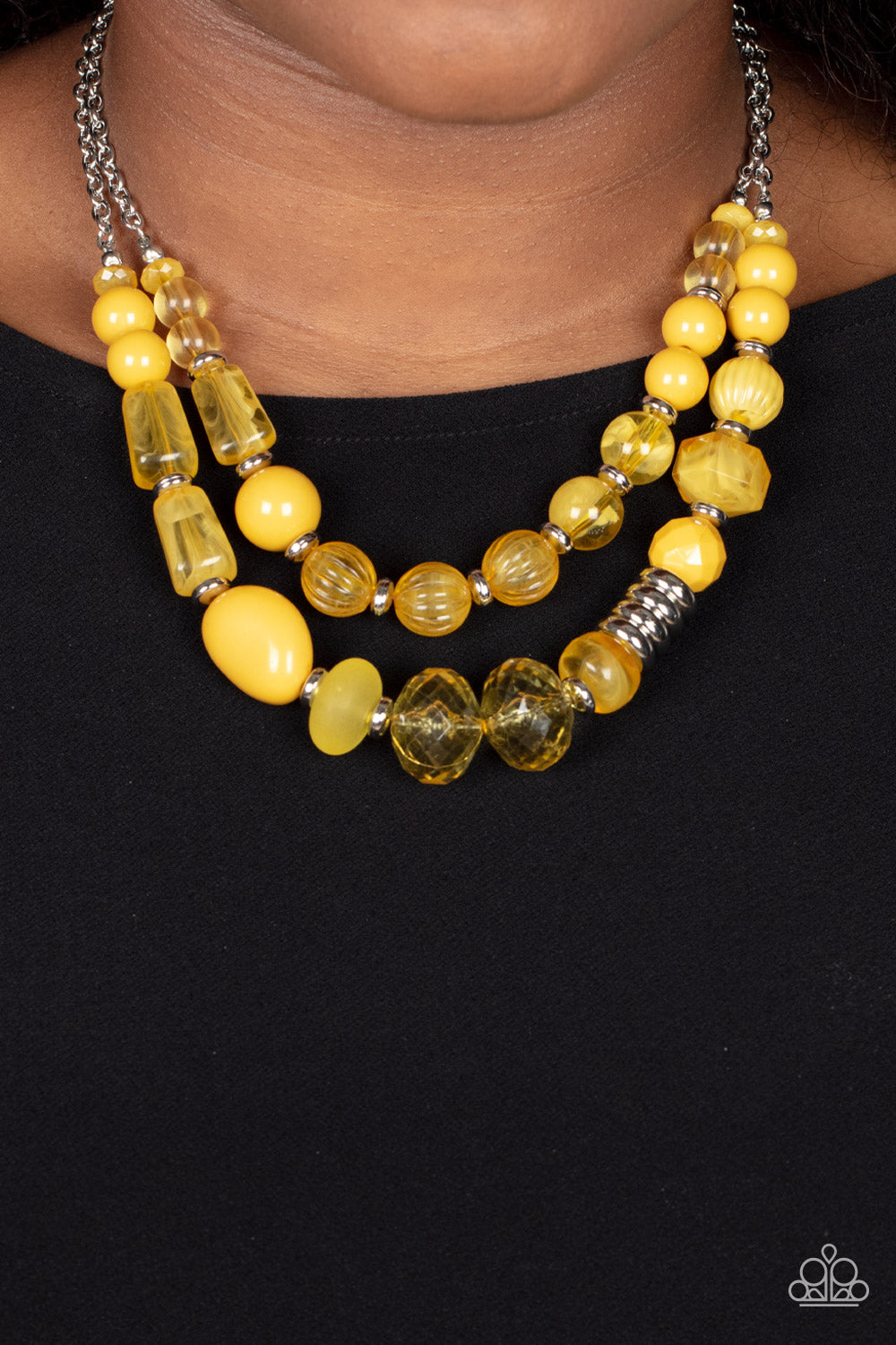 Pina Colada Paradise - yellow - Paparazzi necklace
