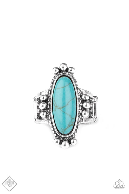 Pioneer Paradise - blue - Paparazzi ring