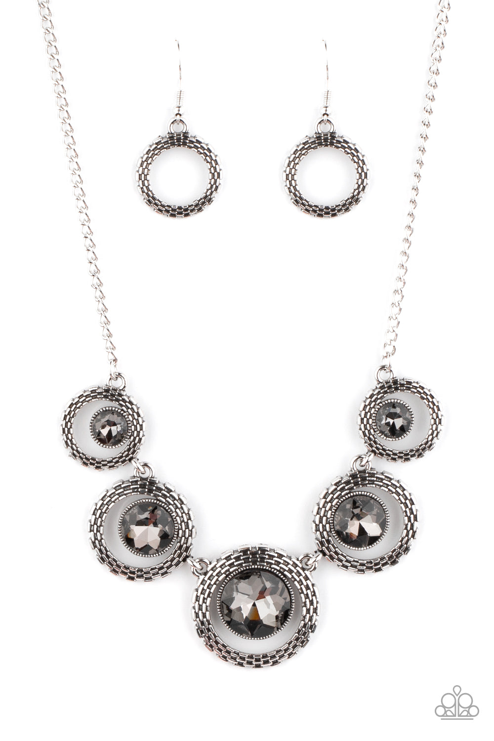 Pixel Perfect - silver - Paparazzi necklace