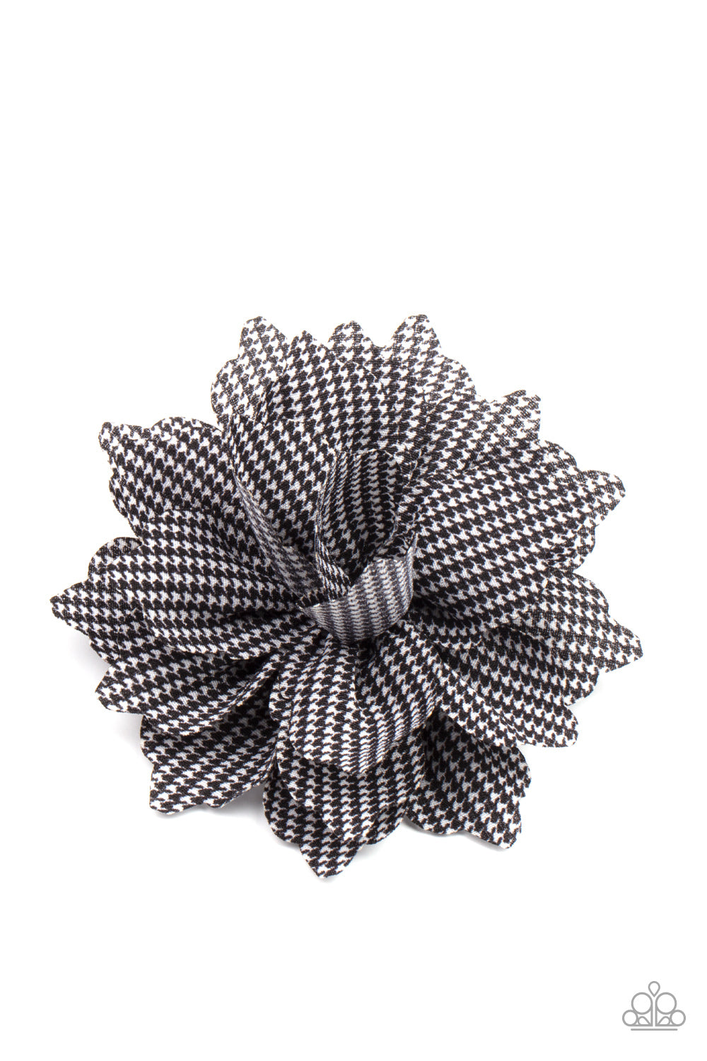 Plaid Prairies - black - Paparazzi hair clip