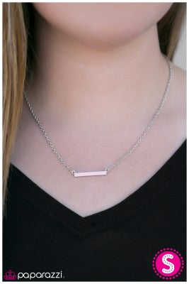 Plain and Simple - Pink - Paparazzi necklace