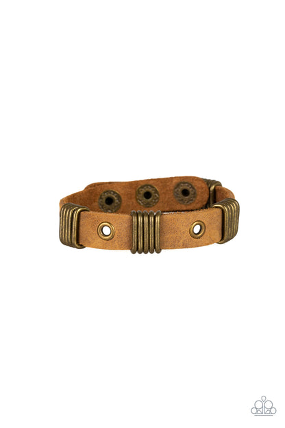 Plainly Pirate - brown - Paparazzi bracelet
