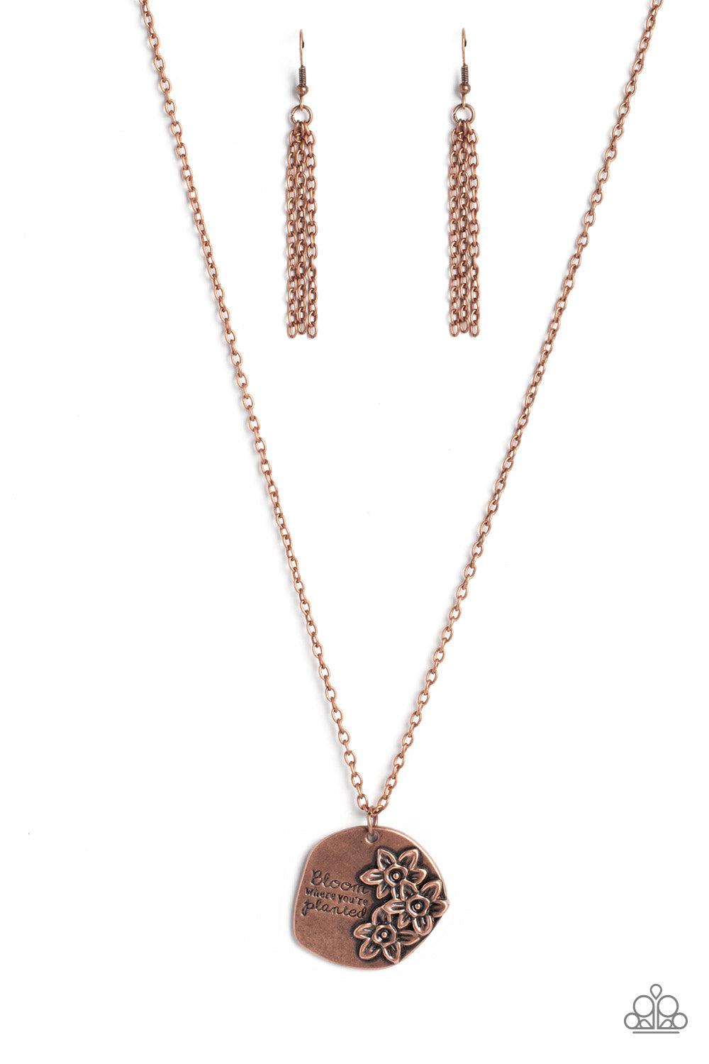 Planted Possibilities - copper - Paparazzi necklace