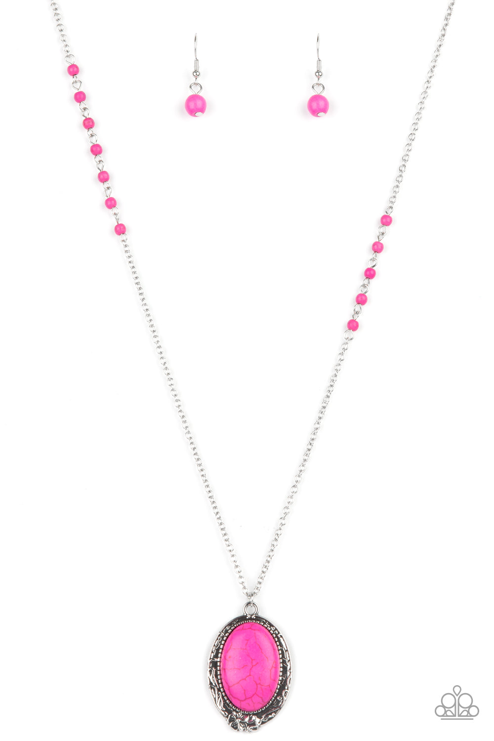 Plateau Paradise - pink - Paparazzi necklace