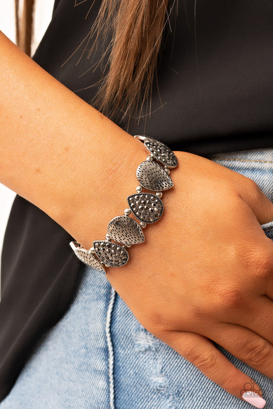 Playing Favorites - silver - Paparazzi bracelet