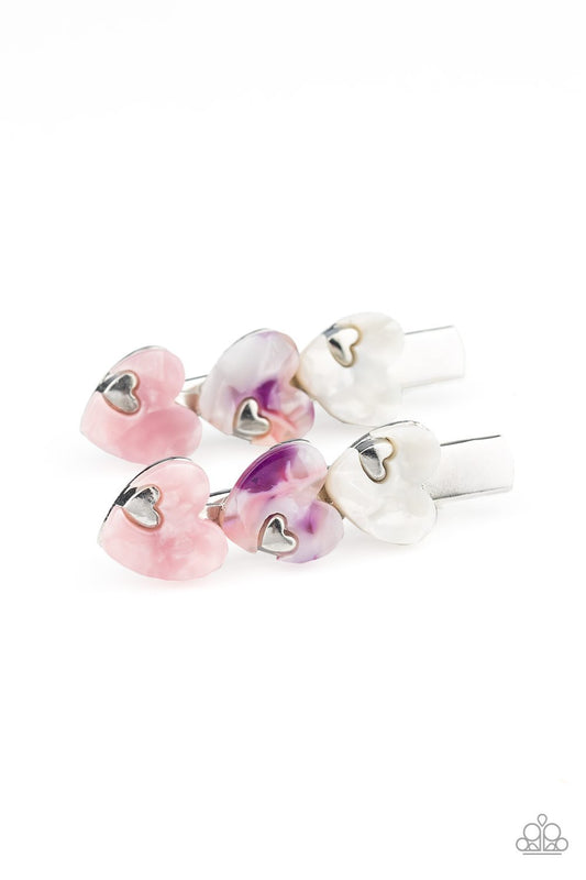 Playing Cupid - pink - Paparazzi Hair Clip