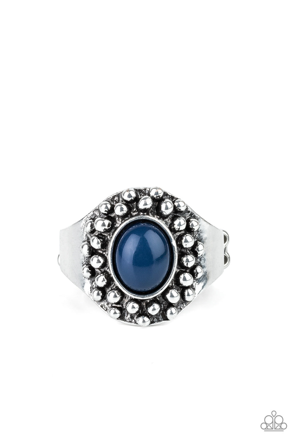 Please and Thank You - blue - Paparazzi ring