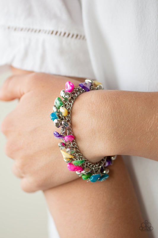 Plentiful Pebbles-multi-Paparazzi bracelet