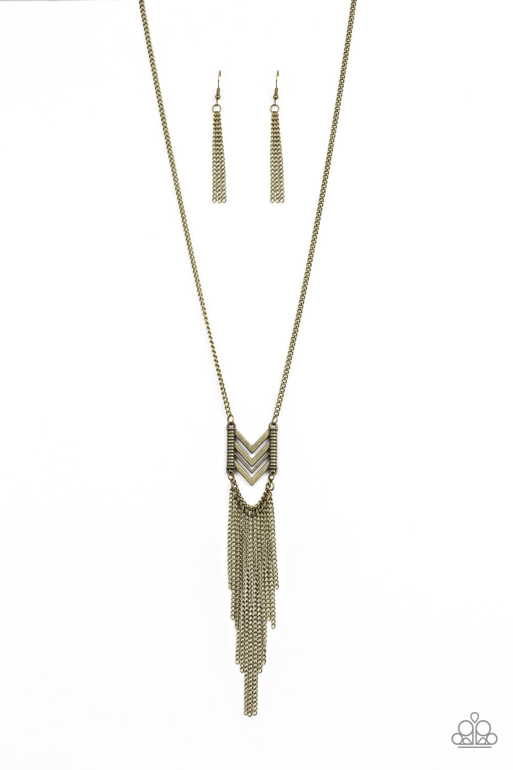 Point Taken - brass - Paparazzi necklace