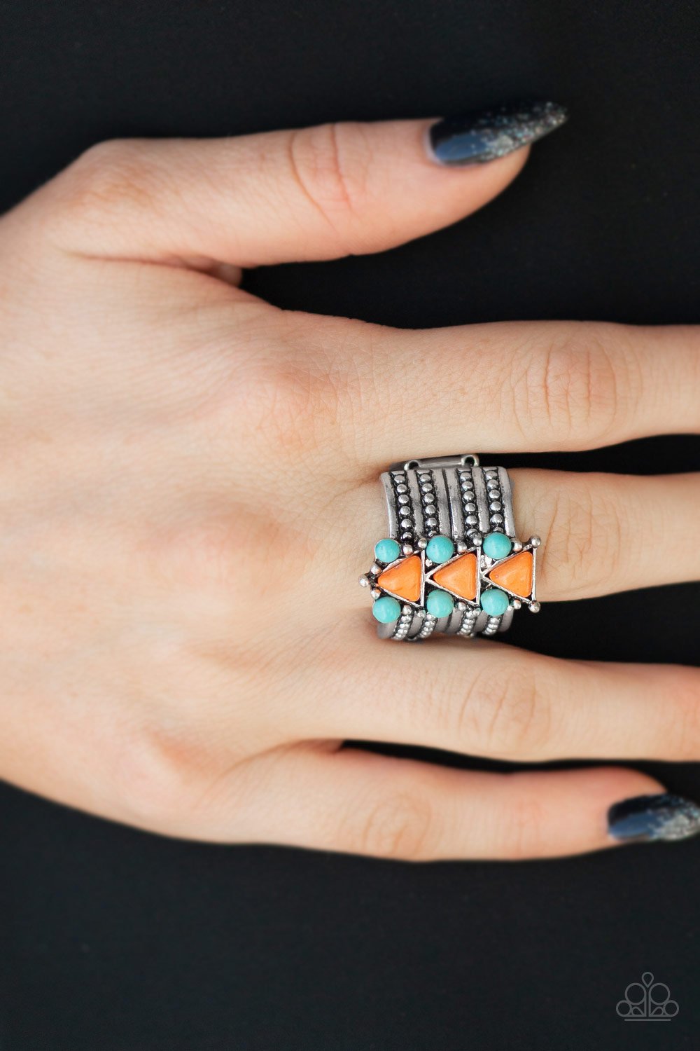 Point Me To Phoenix-orange-Paparazzi ring