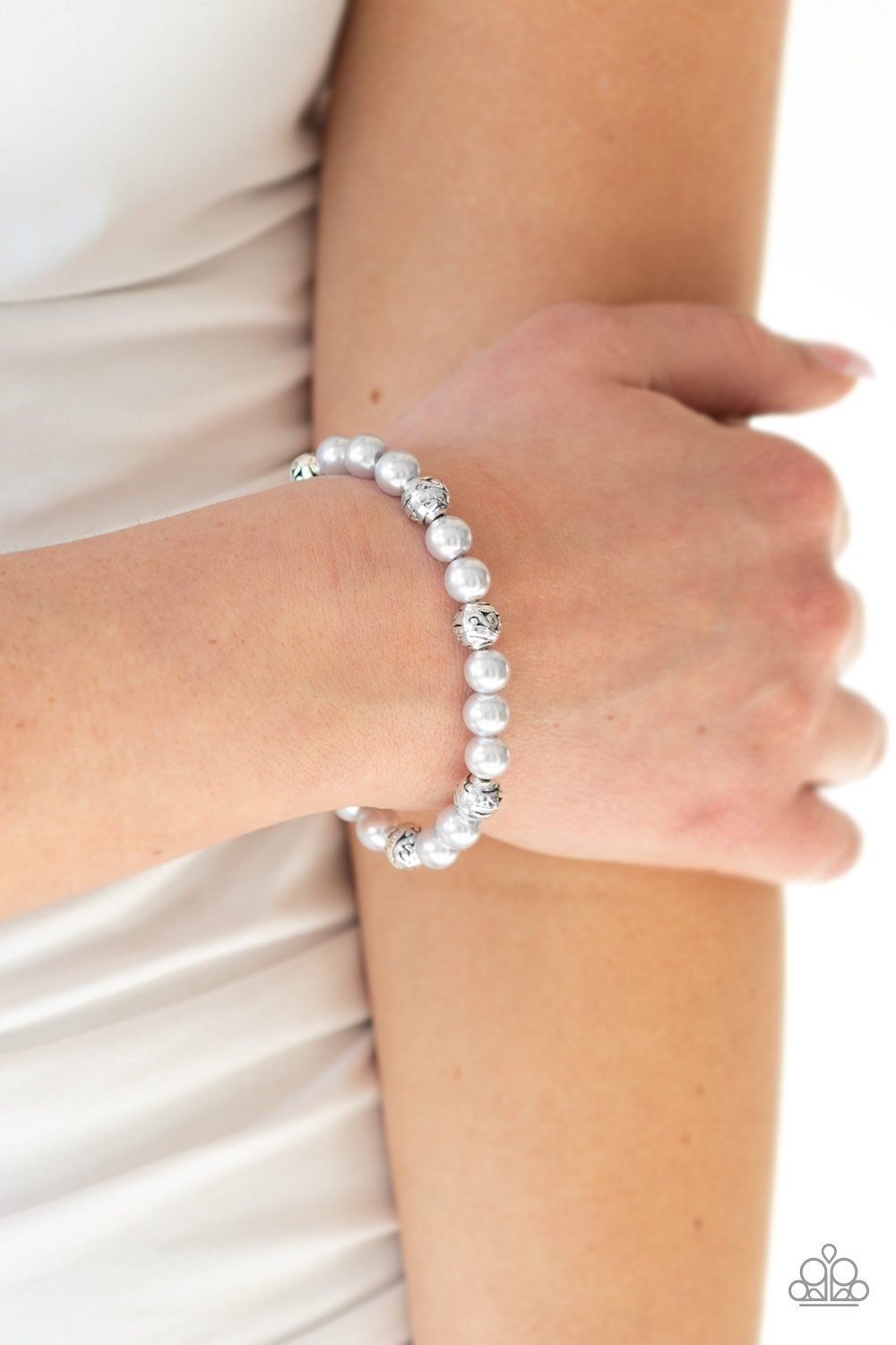 Poised for Perfection-silver-Paparazzi bracelet