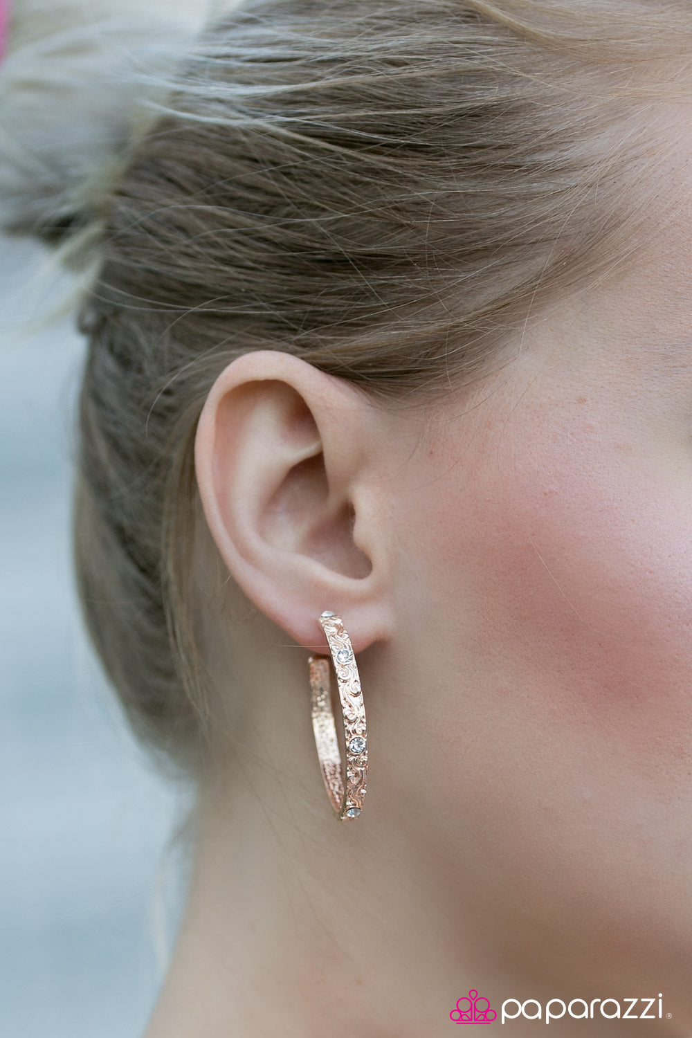 Polished Princess - Rose Gold - Paparazzi earrings