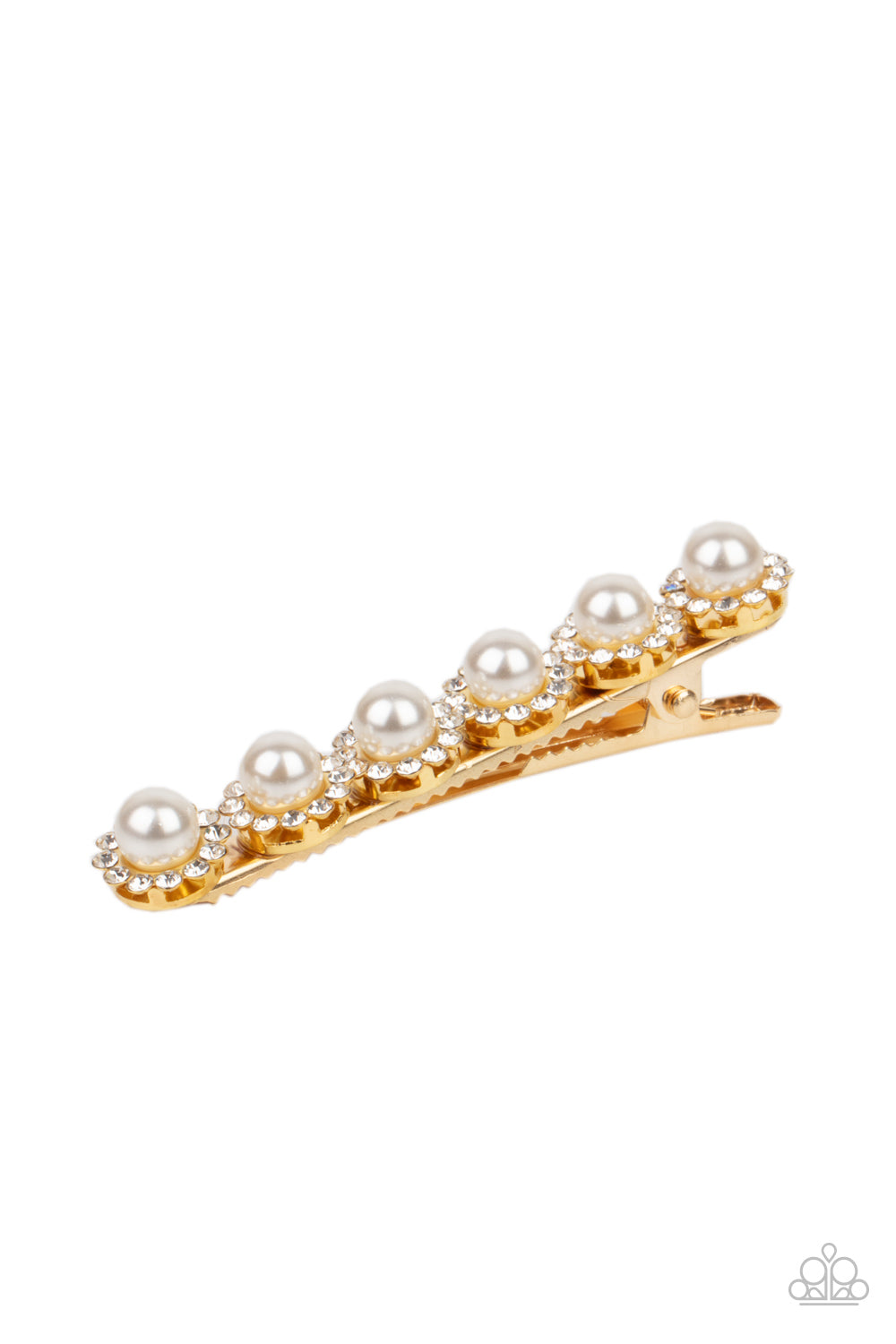 Polished Posh - gold - Paparazzi hair clip