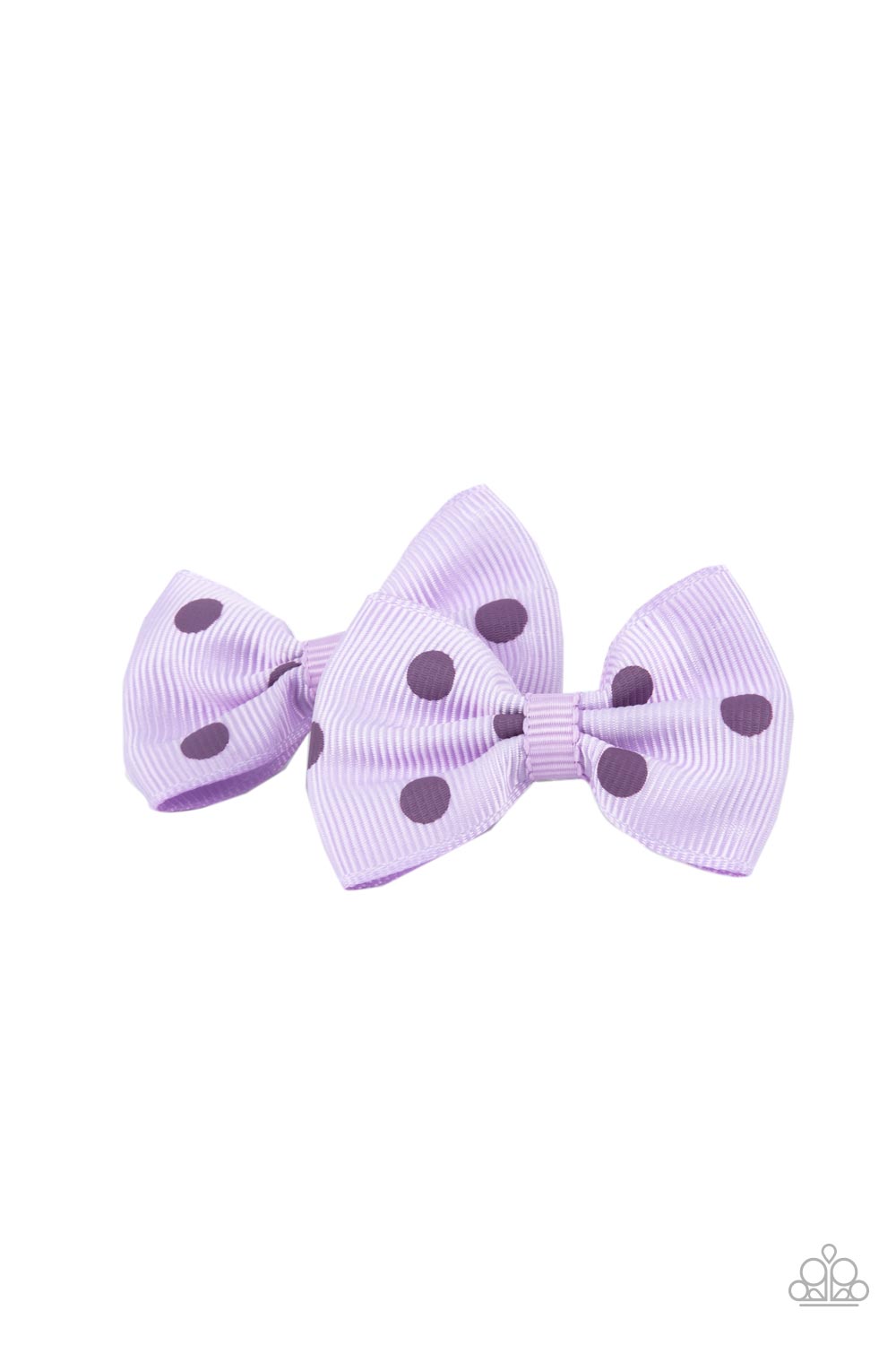 Polka Dot Drama - purple - Paparazzi hair clip