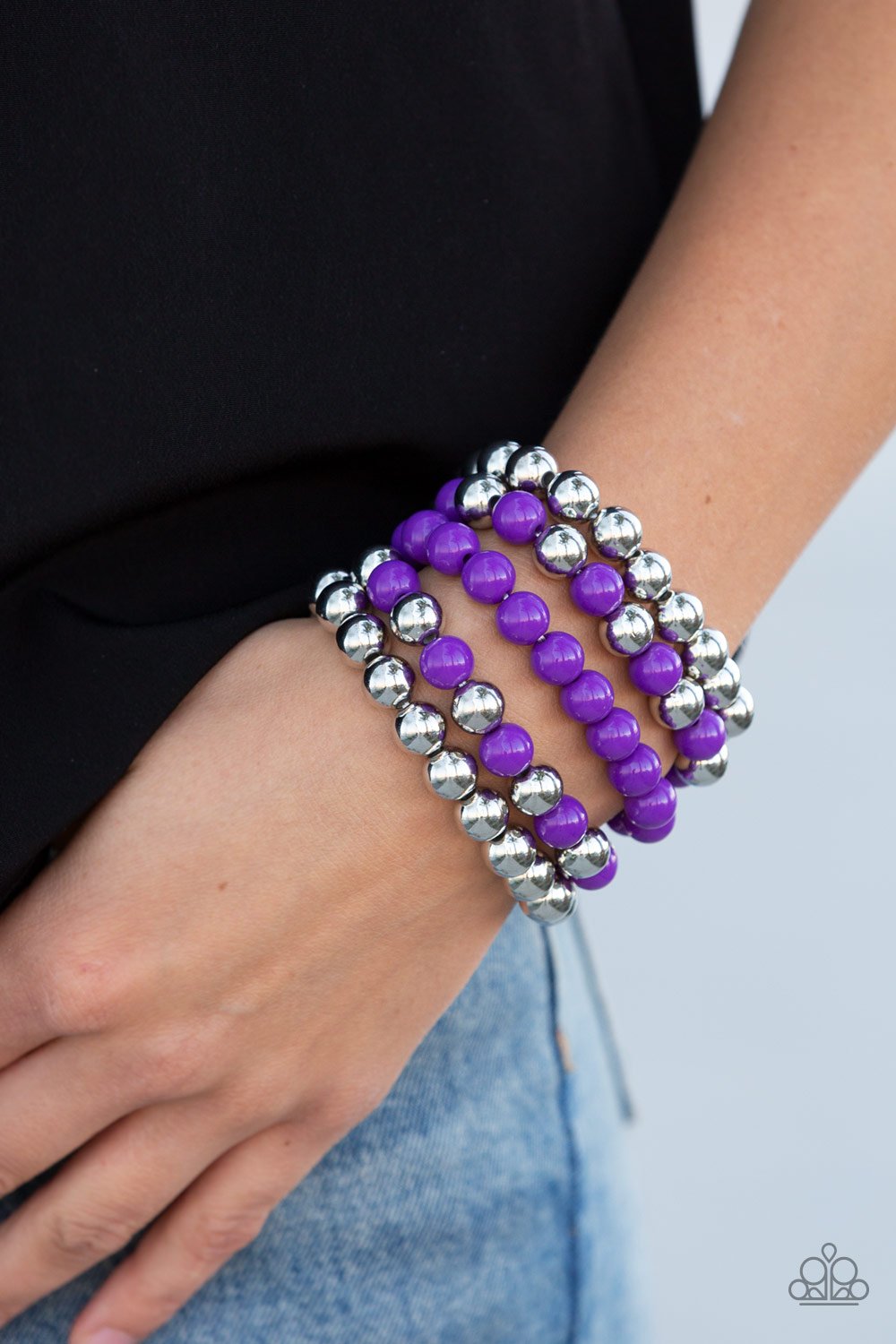 Pop-YOU-lar Culture-purple-Paparazzi bracelet