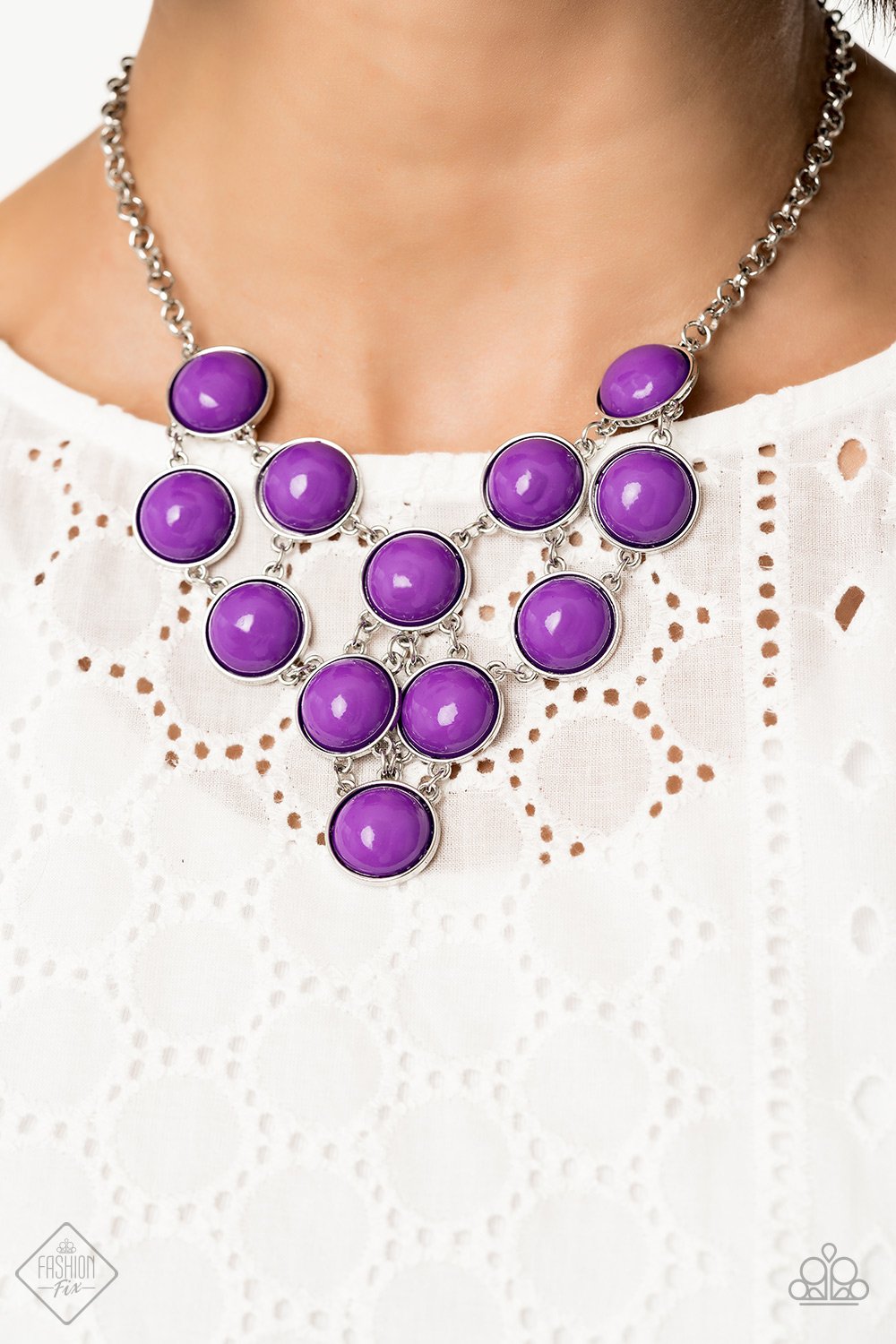 Pop-YOU-lar Demand-purple-Paparazzi necklace
