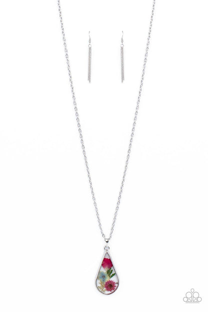 Pop Goes the Perennial - pink - Paparazzi necklace