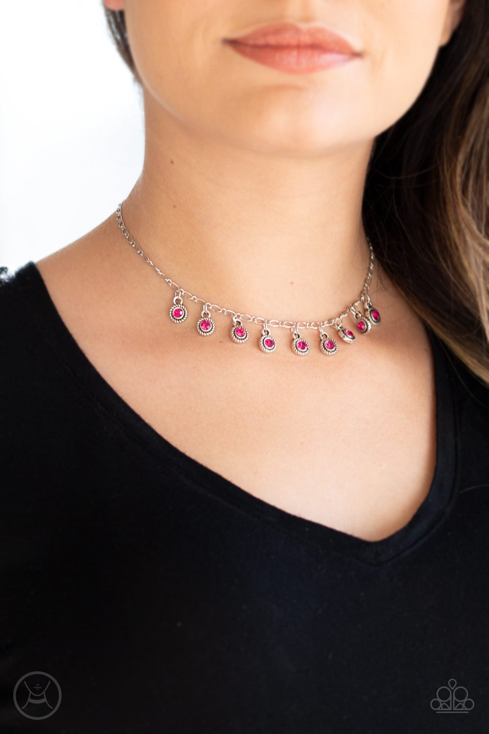 Popstar Party-pink-Paparazzi necklace