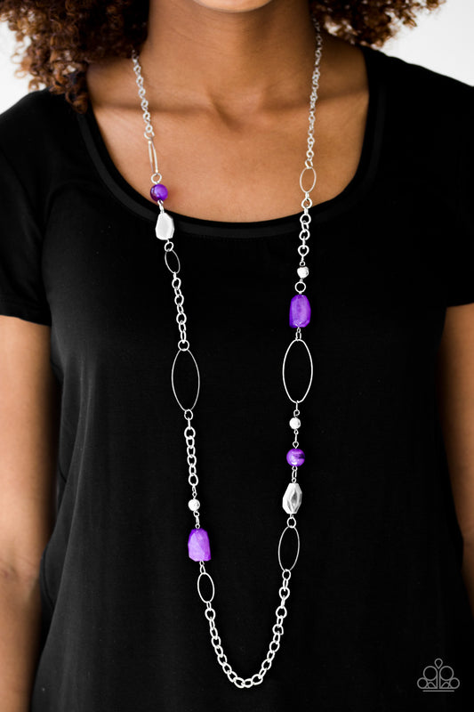 Popular Demand - purple - Paparazzi necklace
