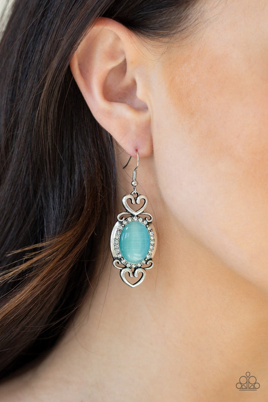 Port Royal Princess-blue-Paparazzi earrings