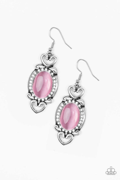 Port Royal Princess - pink - Paparazzi earrings