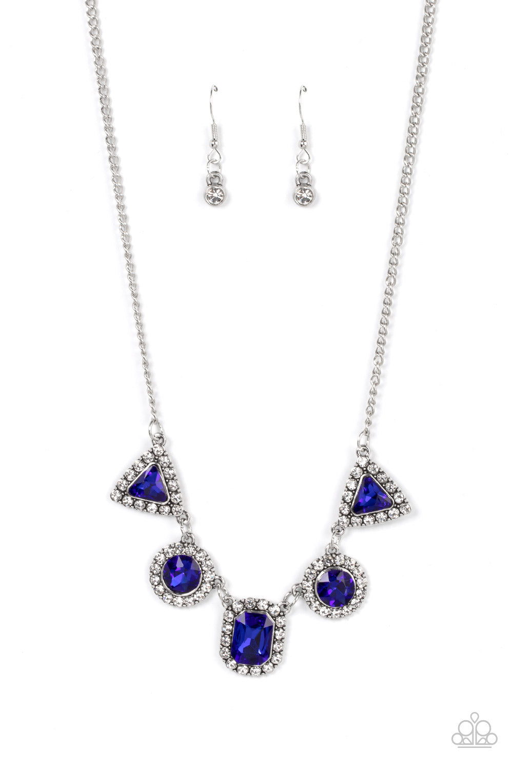 Posh Party Avenue - blue - Paparazzi necklace