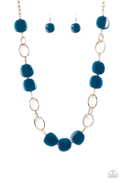 Posh Promenade - blue - Paparazzi necklace