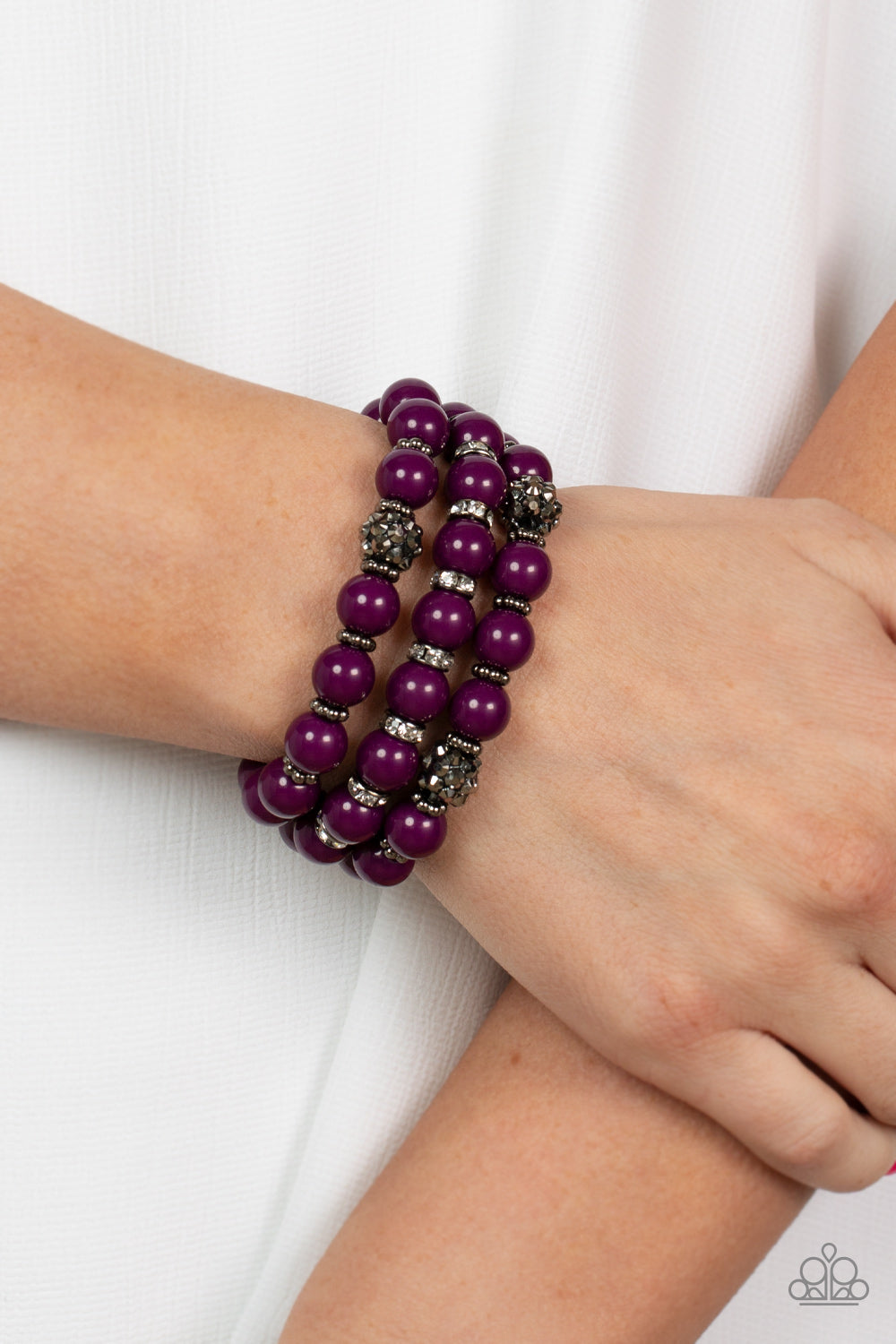 Poshly Packing - purple - Paparazzi bracelet