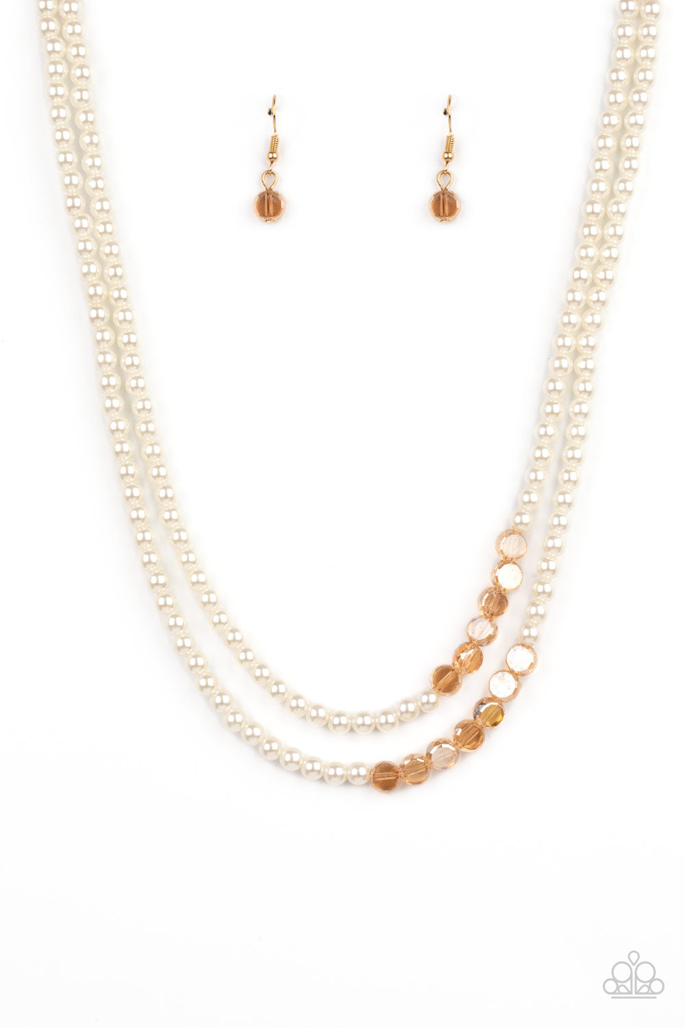 Poshly Petite - gold - Paparazzi necklace