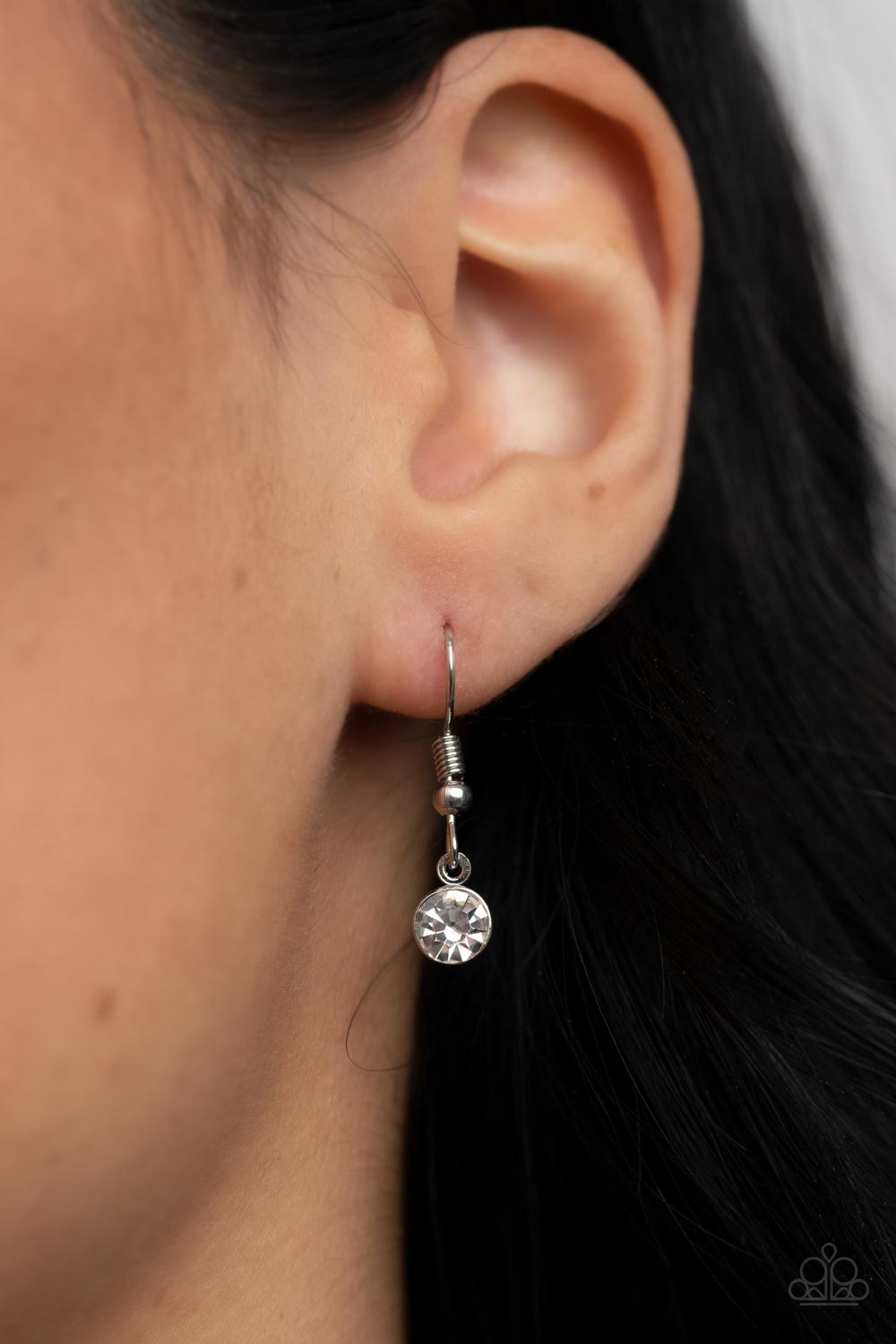 Positively Planetary - white - Paparazzi LANYARD necklace