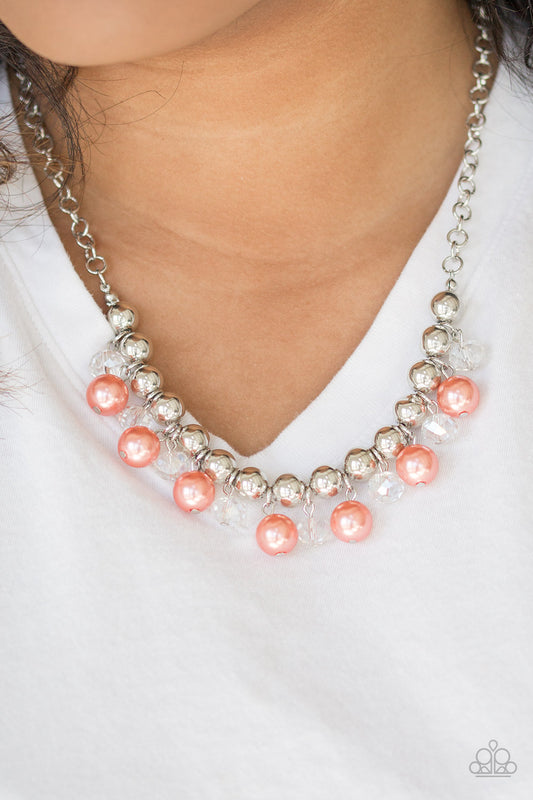 Power Trip - orange - Paparazzi necklace