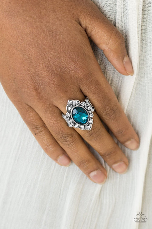 Power Behind the Throne-blue-Paparazzi ring