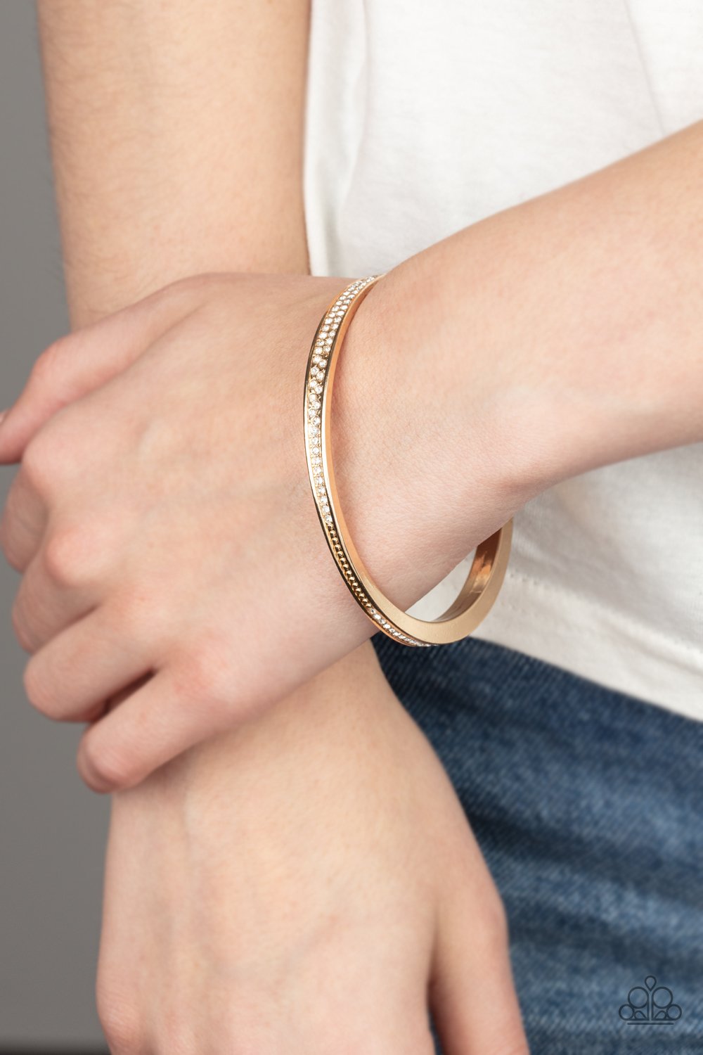 Power Move-gold-Paparazzi bracelet
