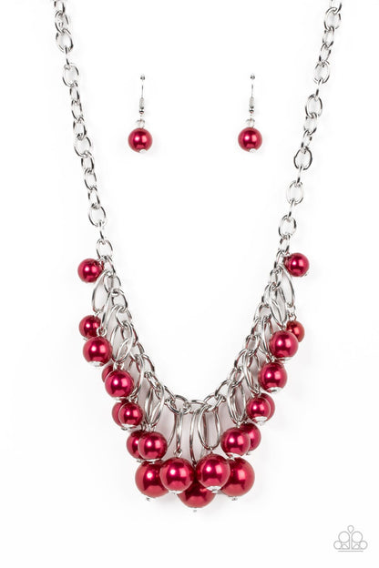 Powerhouse Pose - red - Paparazzi necklace