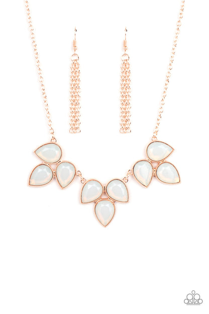 Prairie Fairytale - rose gold - Paparazzi necklace