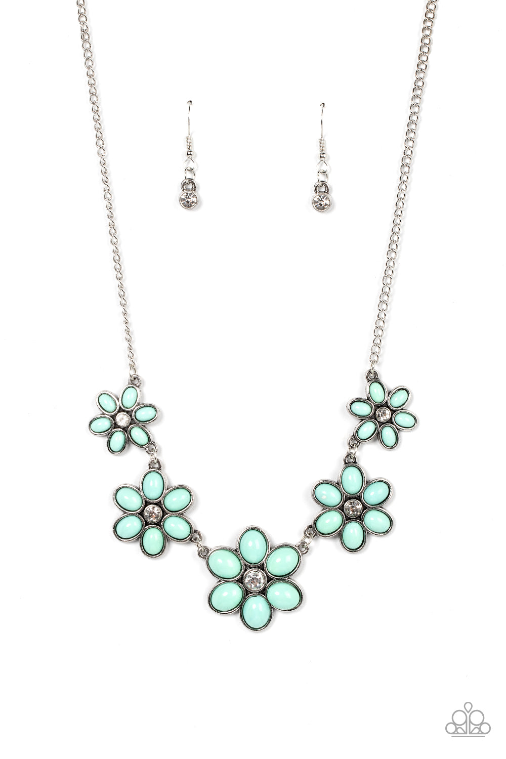 Prairie Party - green - Paparazzi necklace