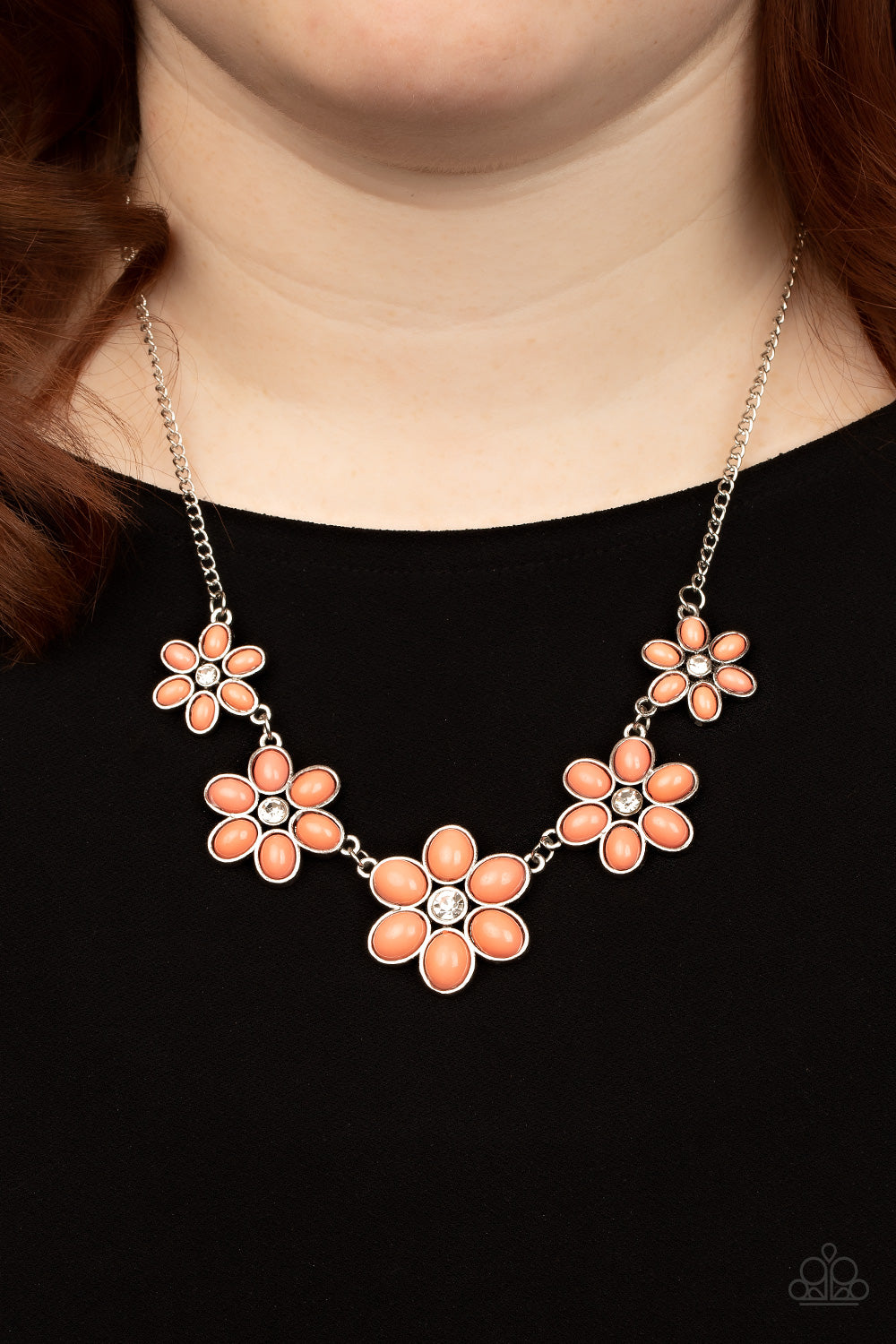 Prairie Party - orange - Paparazzi necklace