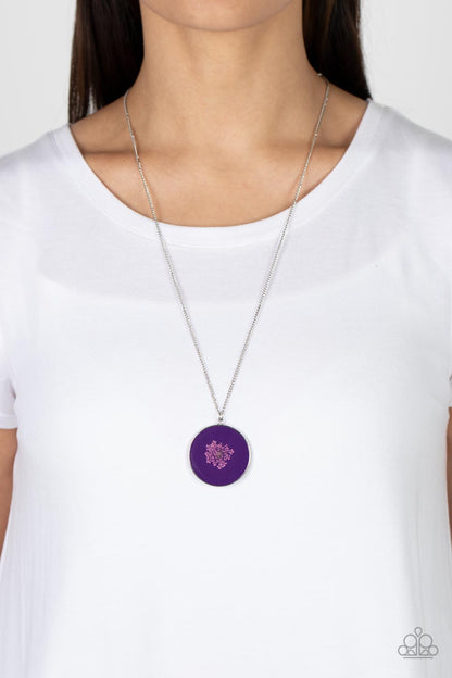 Prairie Picnic - purple - Paparazzi necklace