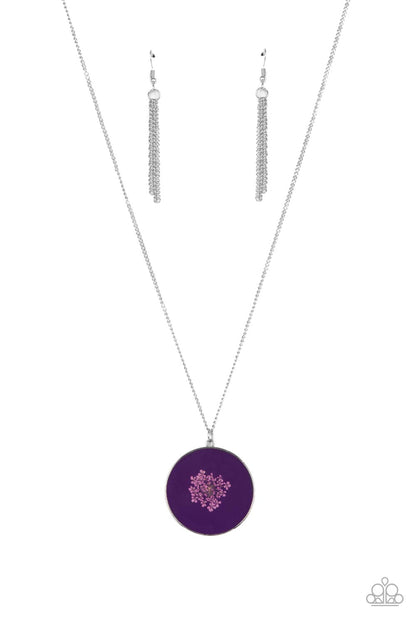 Prairie Picnic - purple - Paparazzi necklace