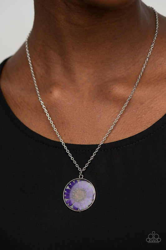 Prairie Promenade - purple - Paparazzi necklace