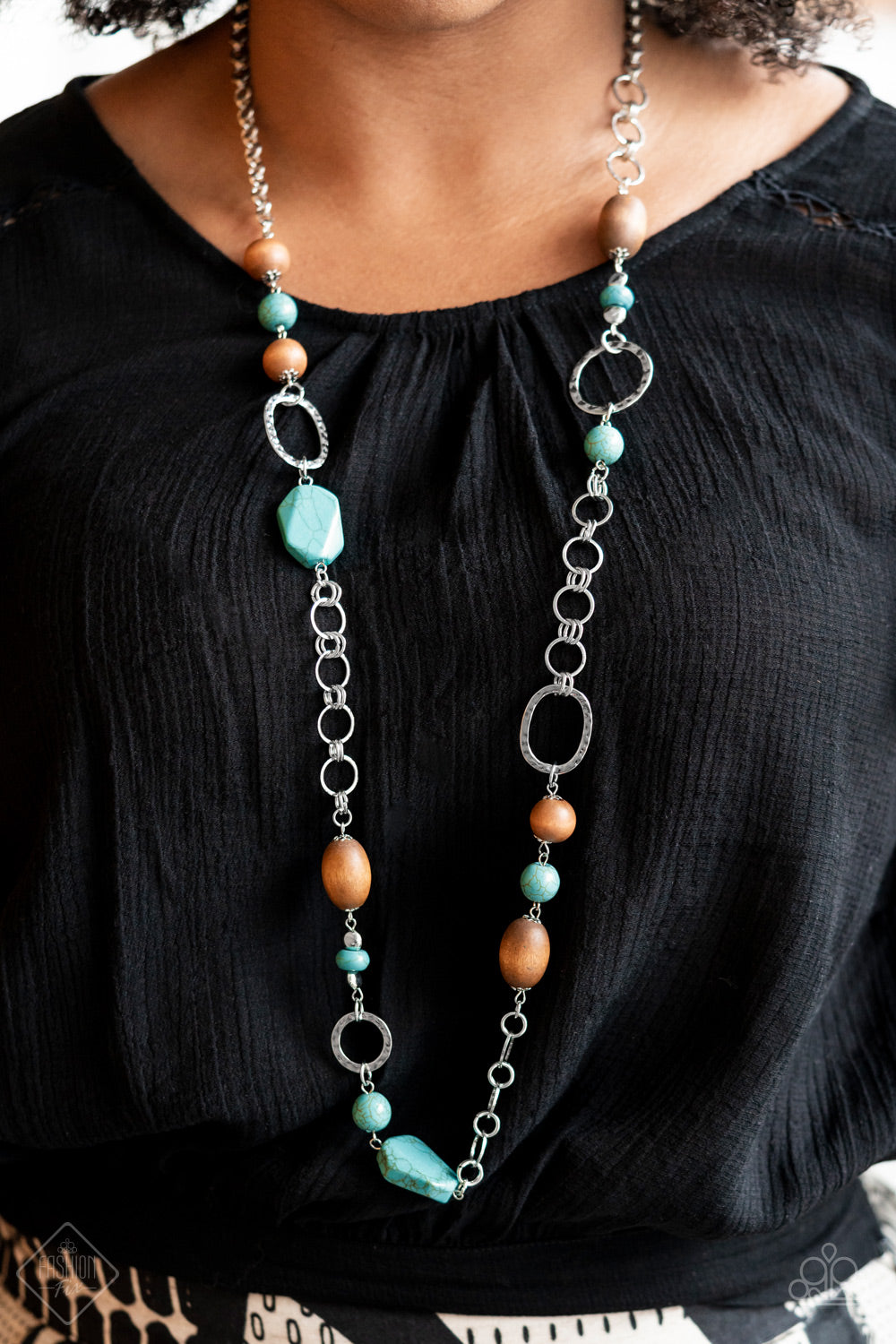 Prairie Reserve - blue - Paparazzi necklace