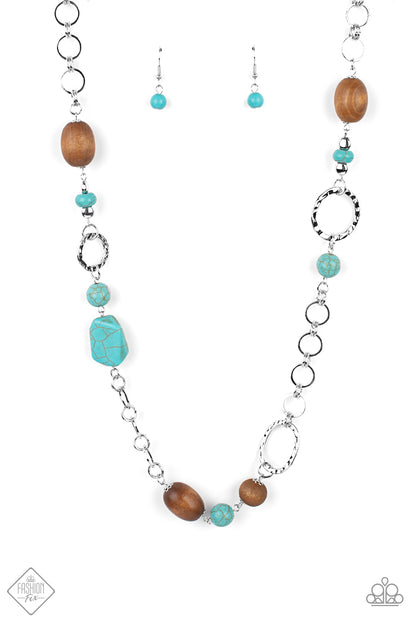 Prairie Reserve - blue - Paparazzi necklace
